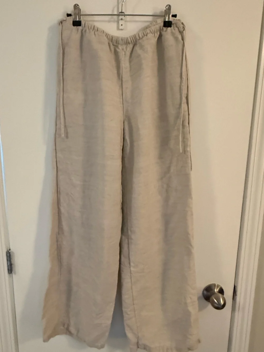 Aritzia Wide Leg Artisan Pant in Undyed Ecru